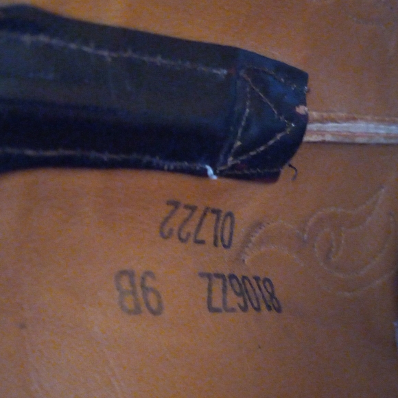 Lucchese San Antonio 8106 Vintage Dark Cherry Womens Cowboy Boots 9B - Picture 8 of 14